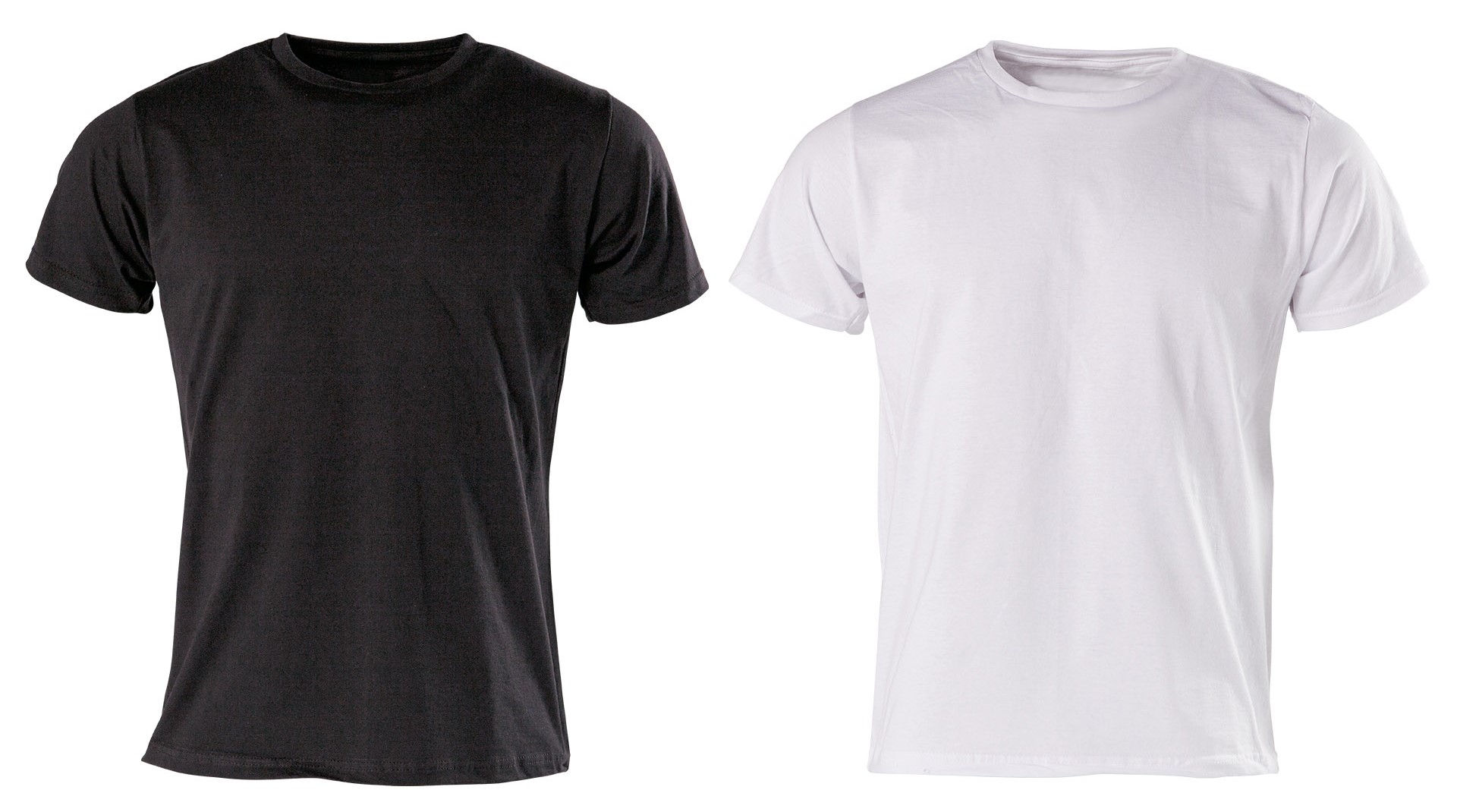 T-Shirt schmal weiss oder schwarz
