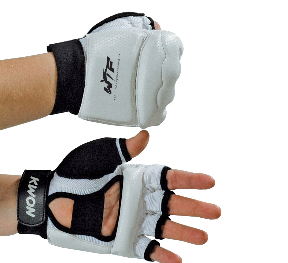 Taekwondo_Handschutz_WTF_01 Taekwondo Handschutz WT weiss