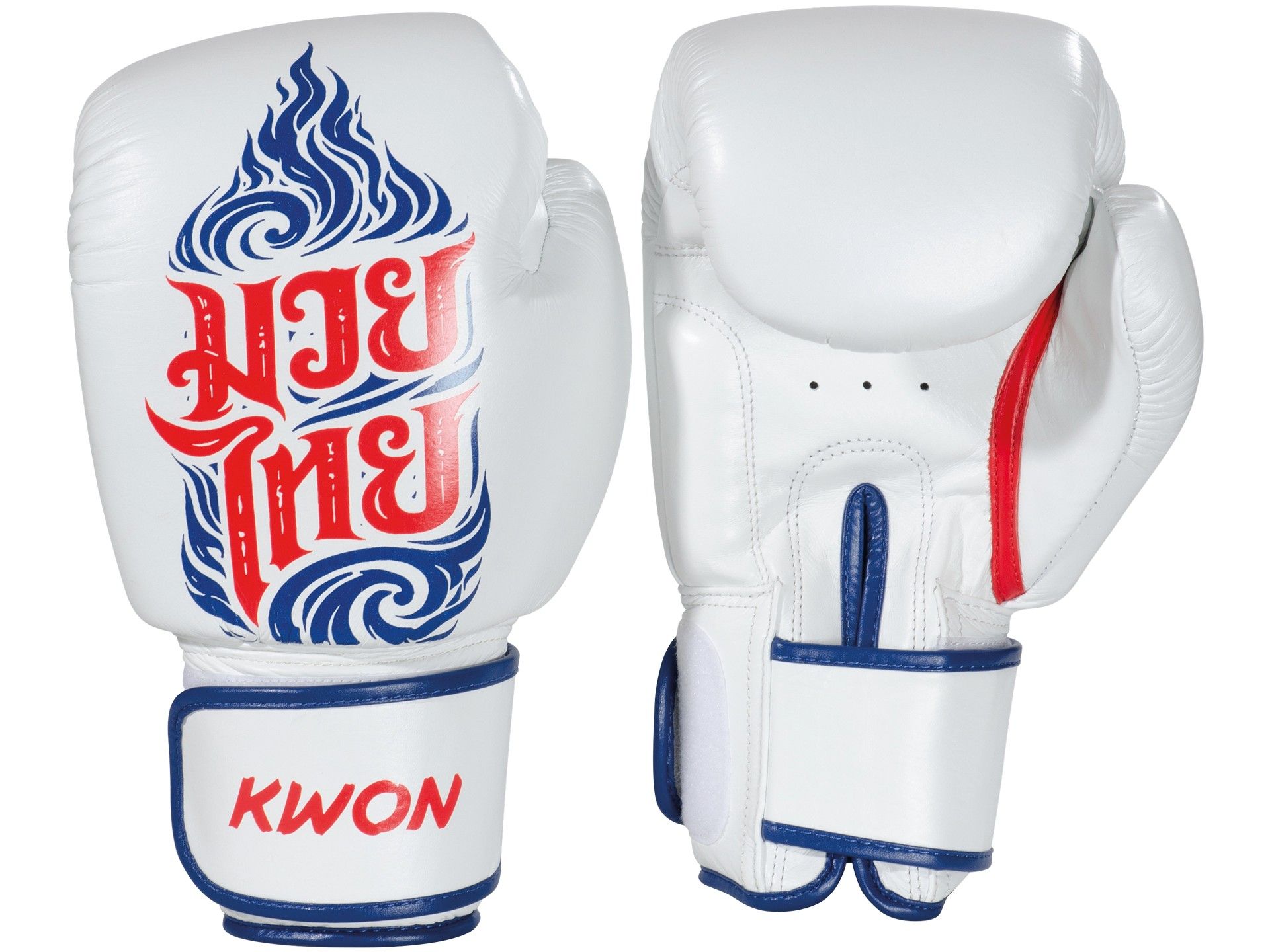 Boxhandschuhe Thai Style, Weiss