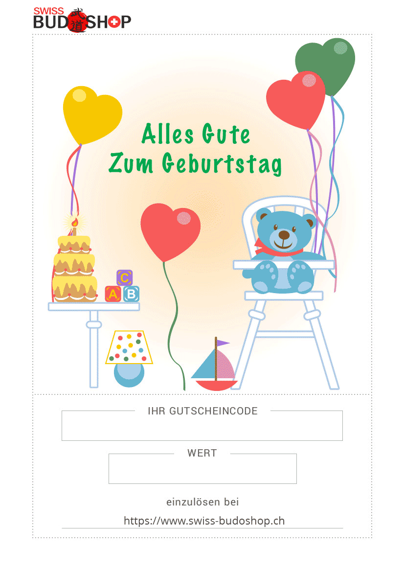 Geschenkgutschein, Alles Gute zum Geburtstag