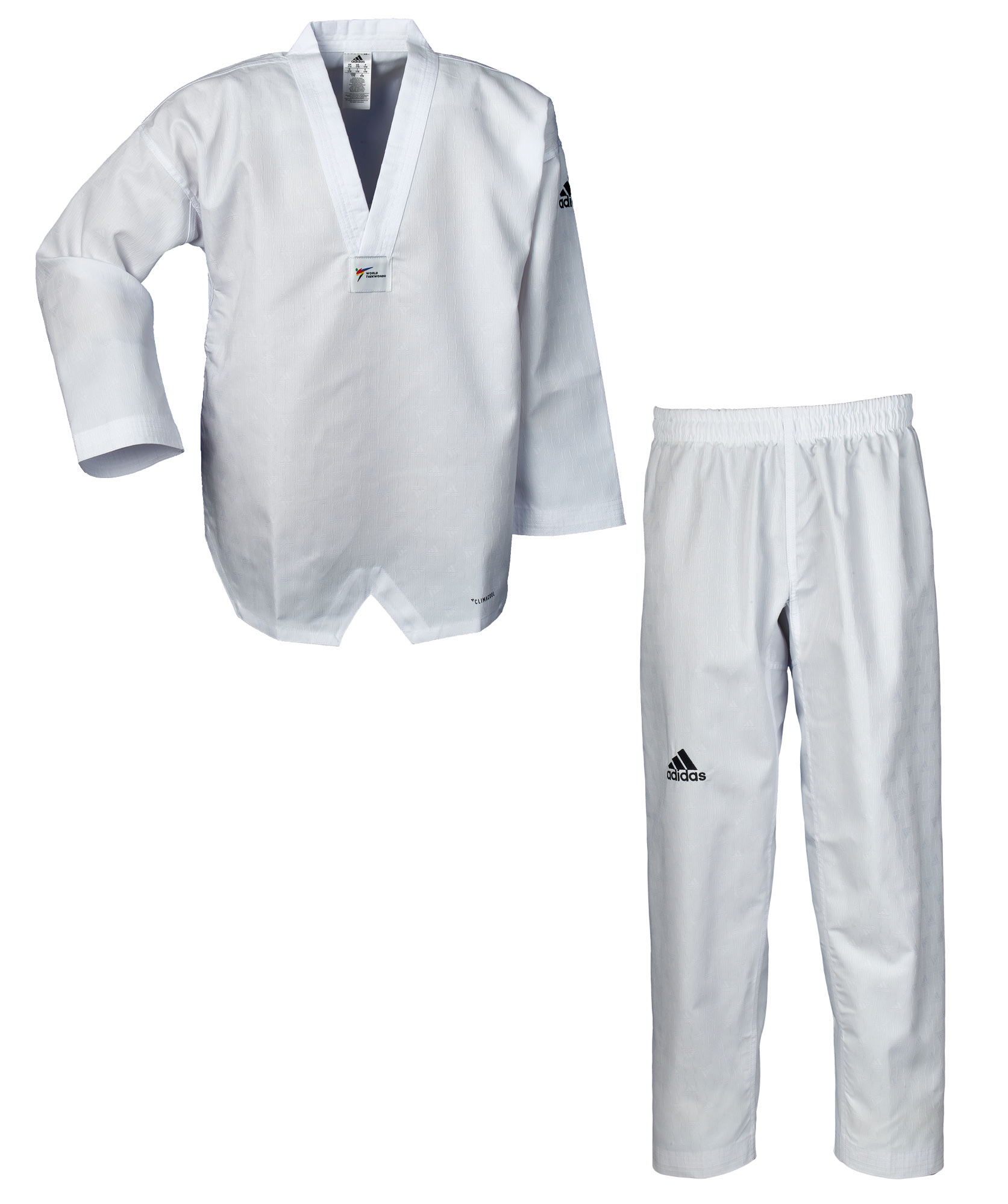 Adidas Taekwondo-Anzug adiChamp IV, weißes Revers