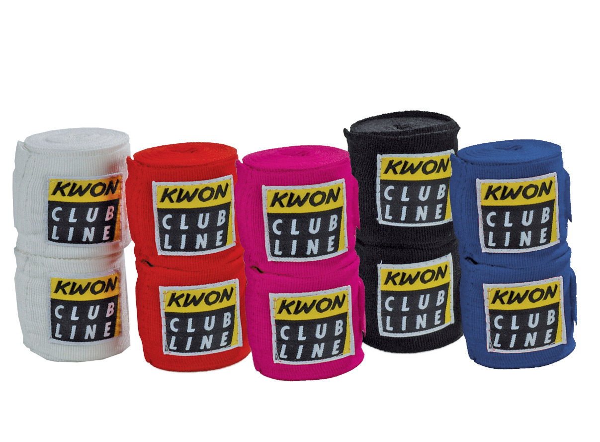 CLUB LINE Boxbandagen elastisch in 5 Farben