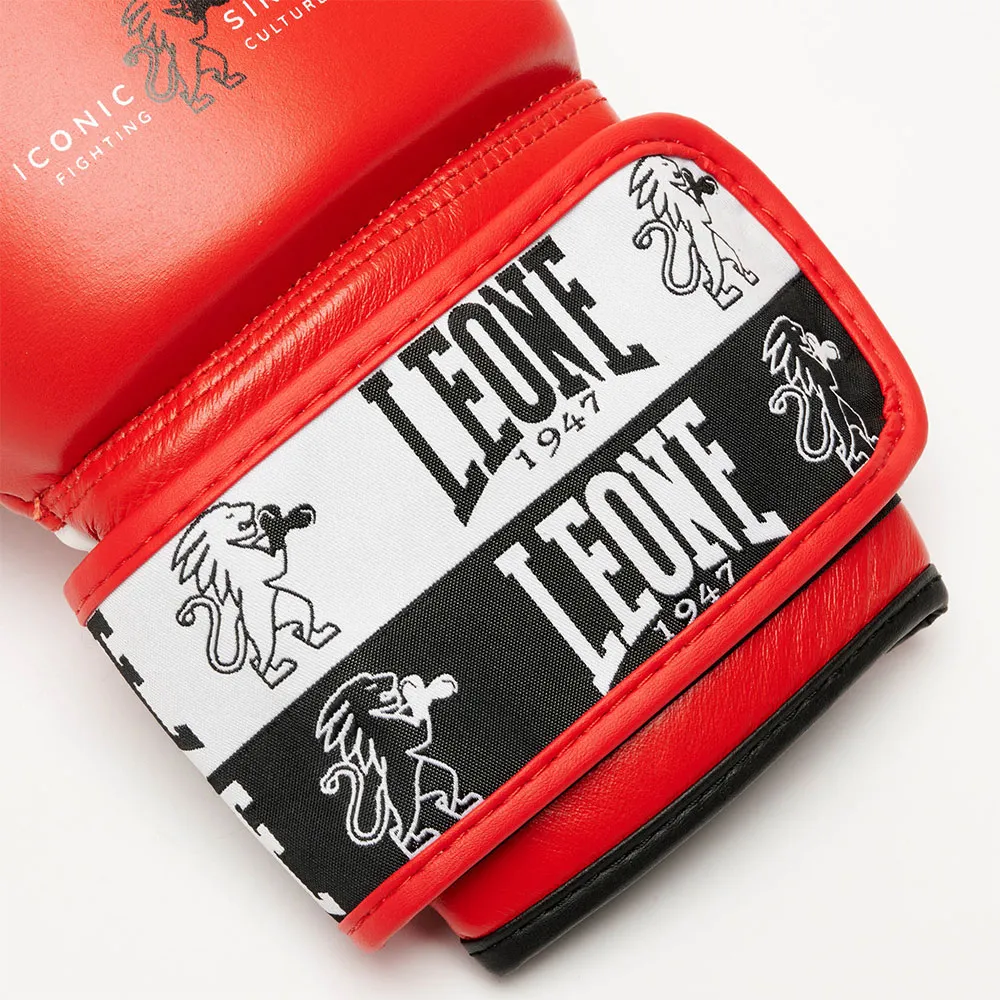 Leone Iconic Boxhandschuhe Rot
