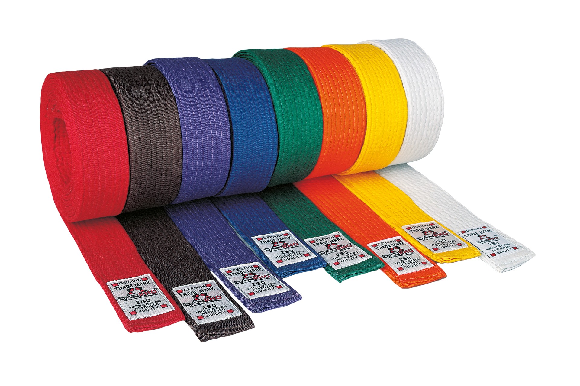 520b5301d1b3637b60273c38d3984e3a DANRHO Judo / Ju-Jutsu Gürtel, 4 cm breit