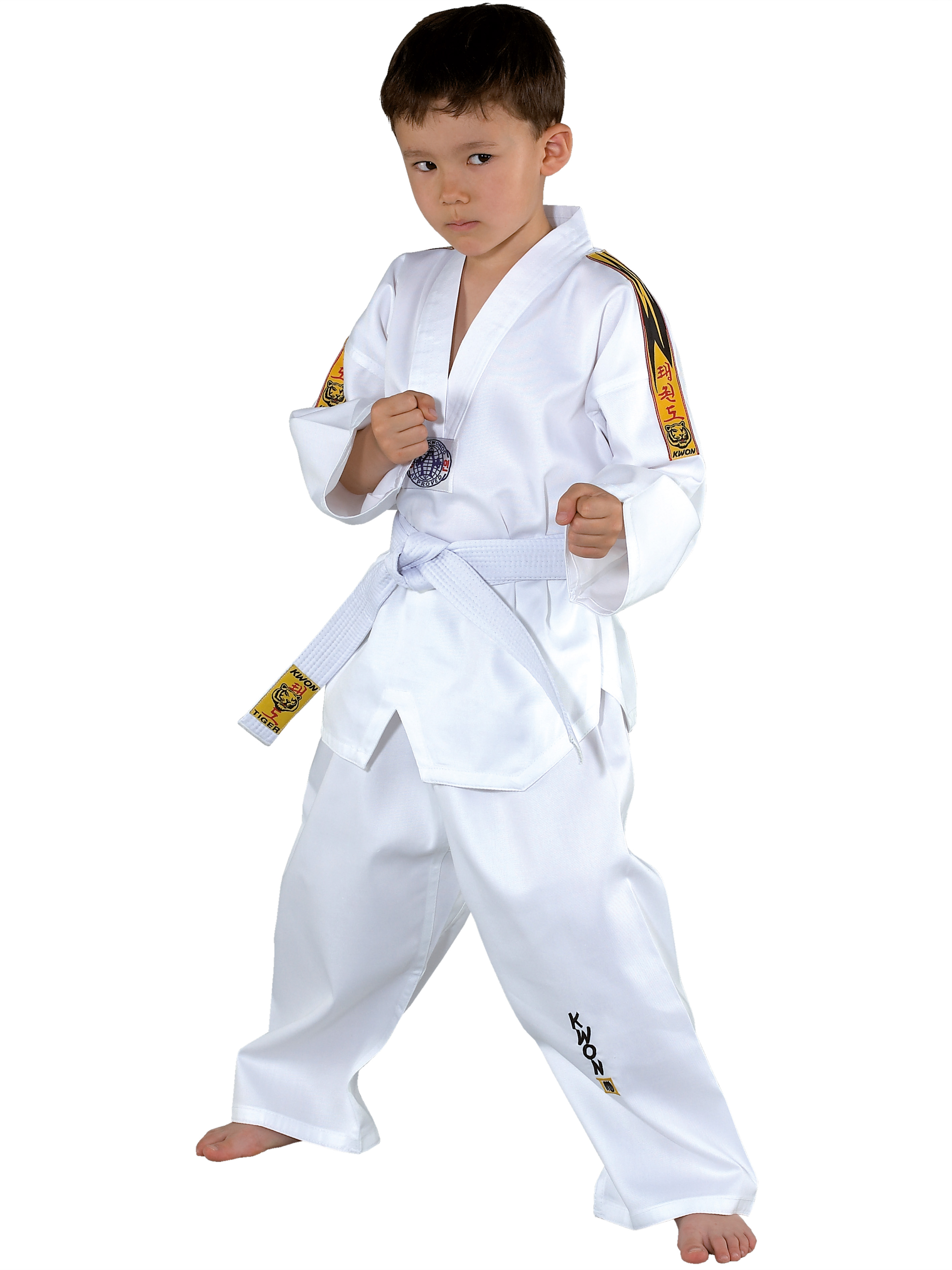 038aa4314f118cf3fdda912deeb8ae2c ClubLine Taekwondo Anzug Tiger