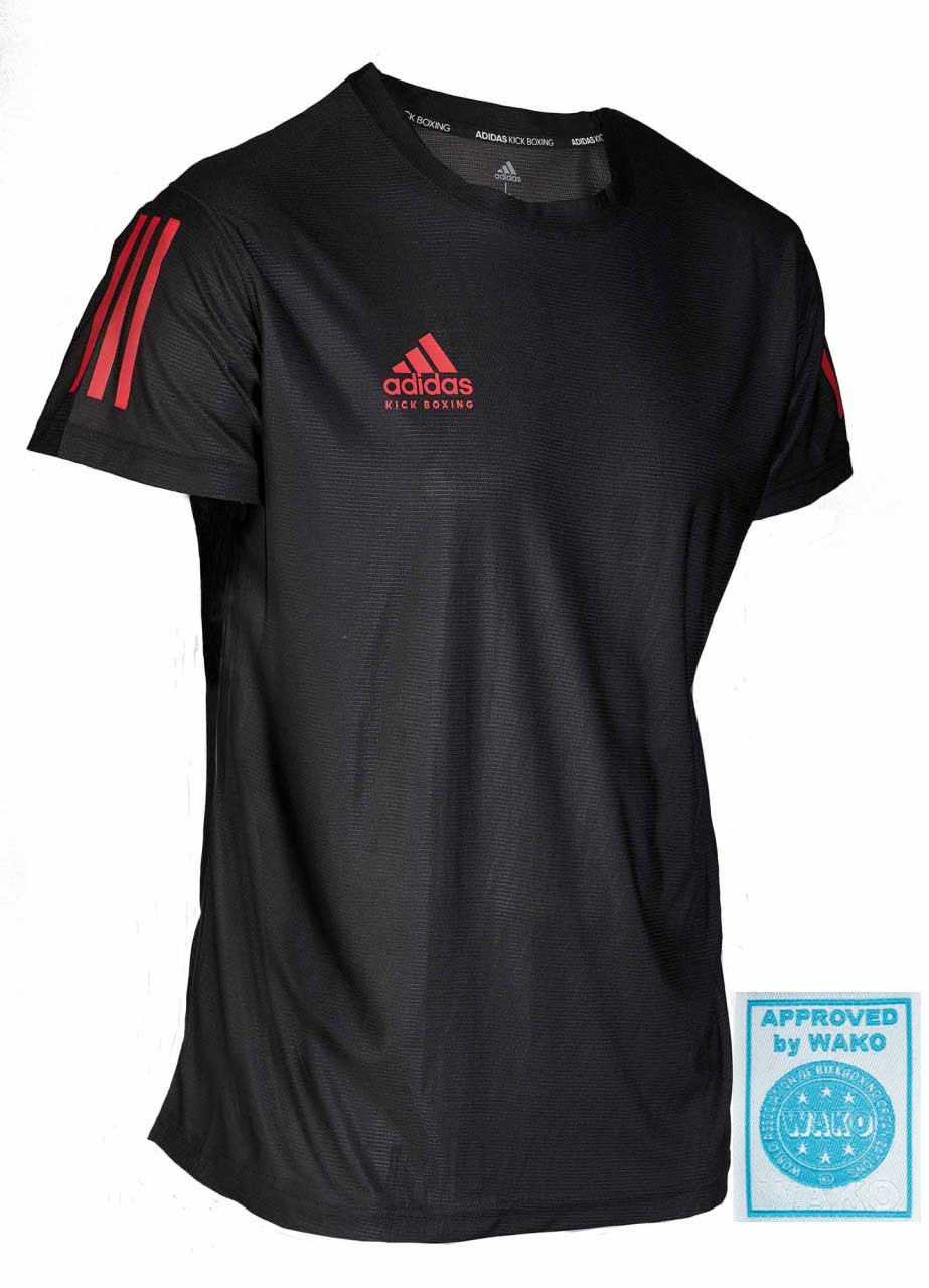 Adidas Kickbox-T-Shirt Basic schwarz/rot