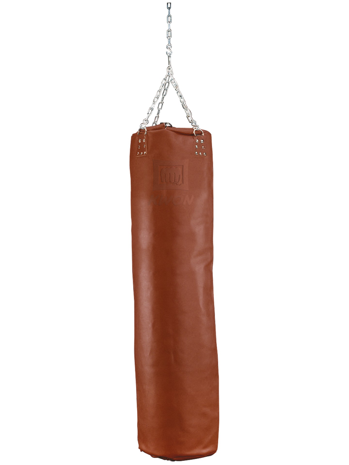 Boxsack Leder, 150 cm, ungefüllt in braun