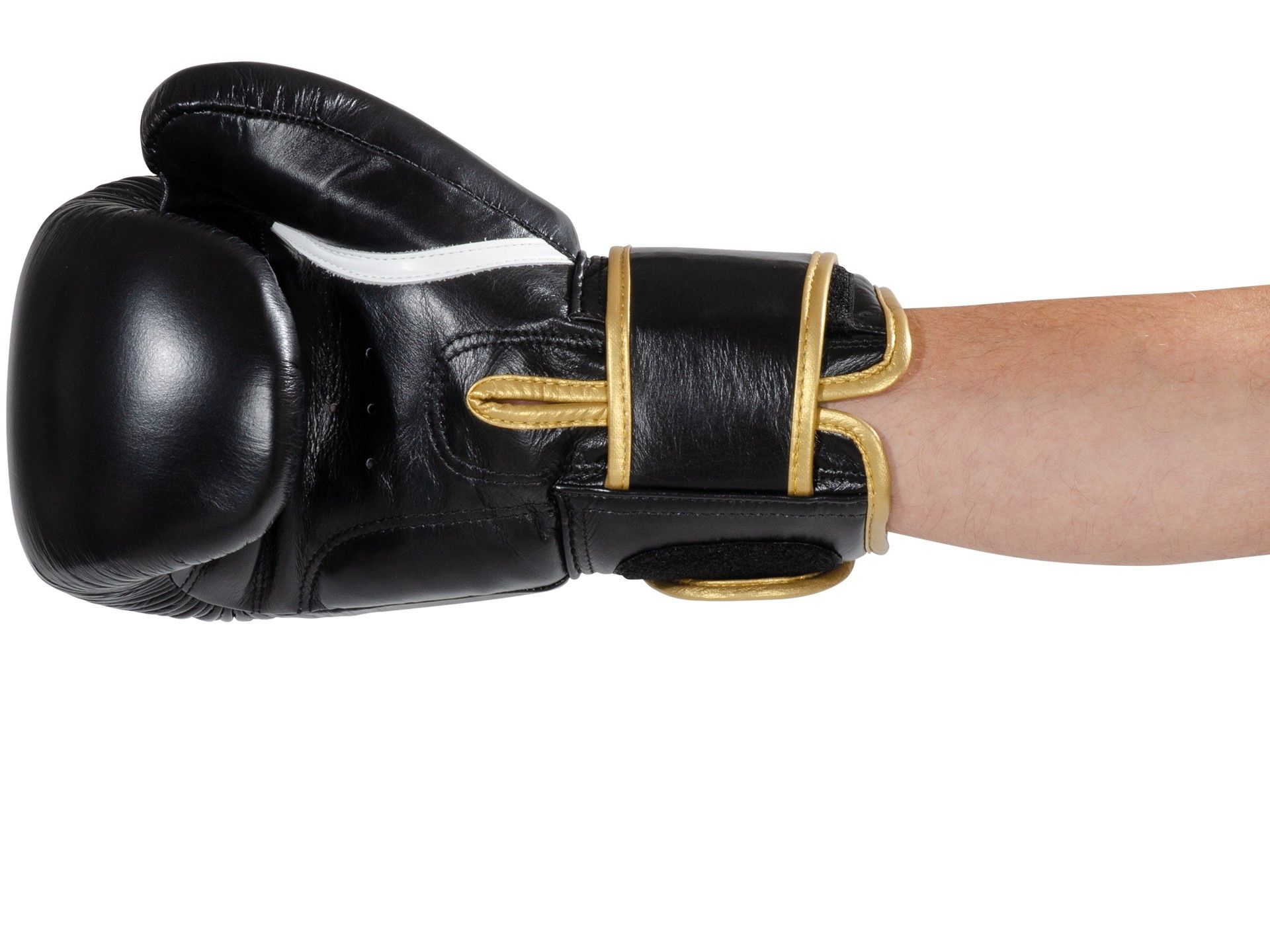 Boxhandschuhe Thai Style, Schwarz