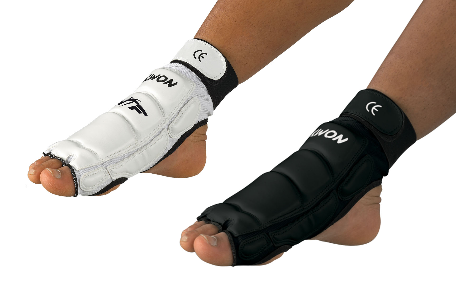 40393_40395 Taekwondo Fußschützer CE weiss oder schwarz