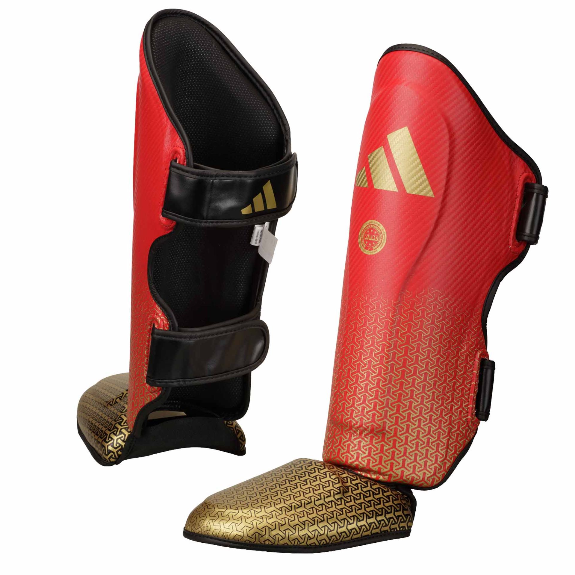 Adidas Pro Kickboxing Schienbein-Spannschutz red/gold