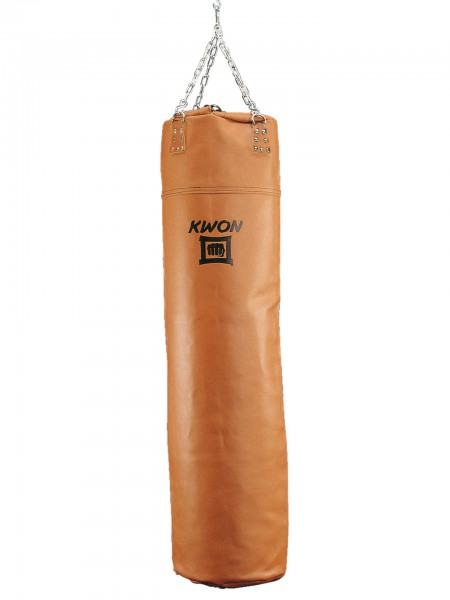 Boxsack Leder, 150 cm, ungefüllt in braun