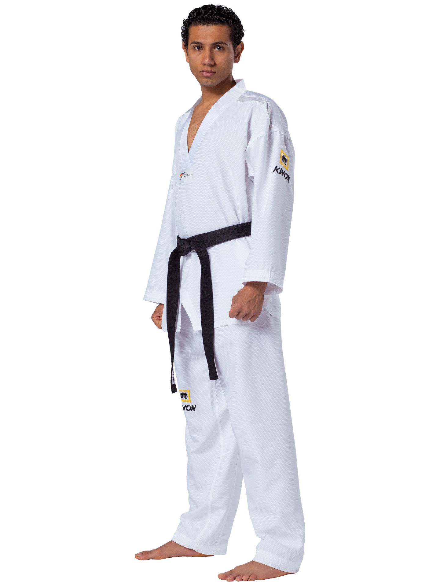 1036_03_003_17-P TKD Anzug Fightlite weisses Revers, WT rec.