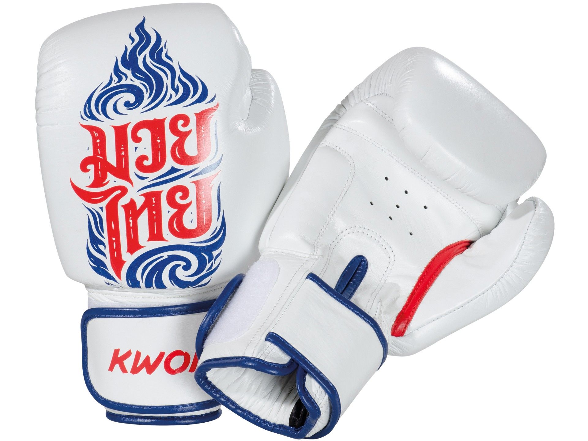Boxhandschuhe Thai Style, Weiss