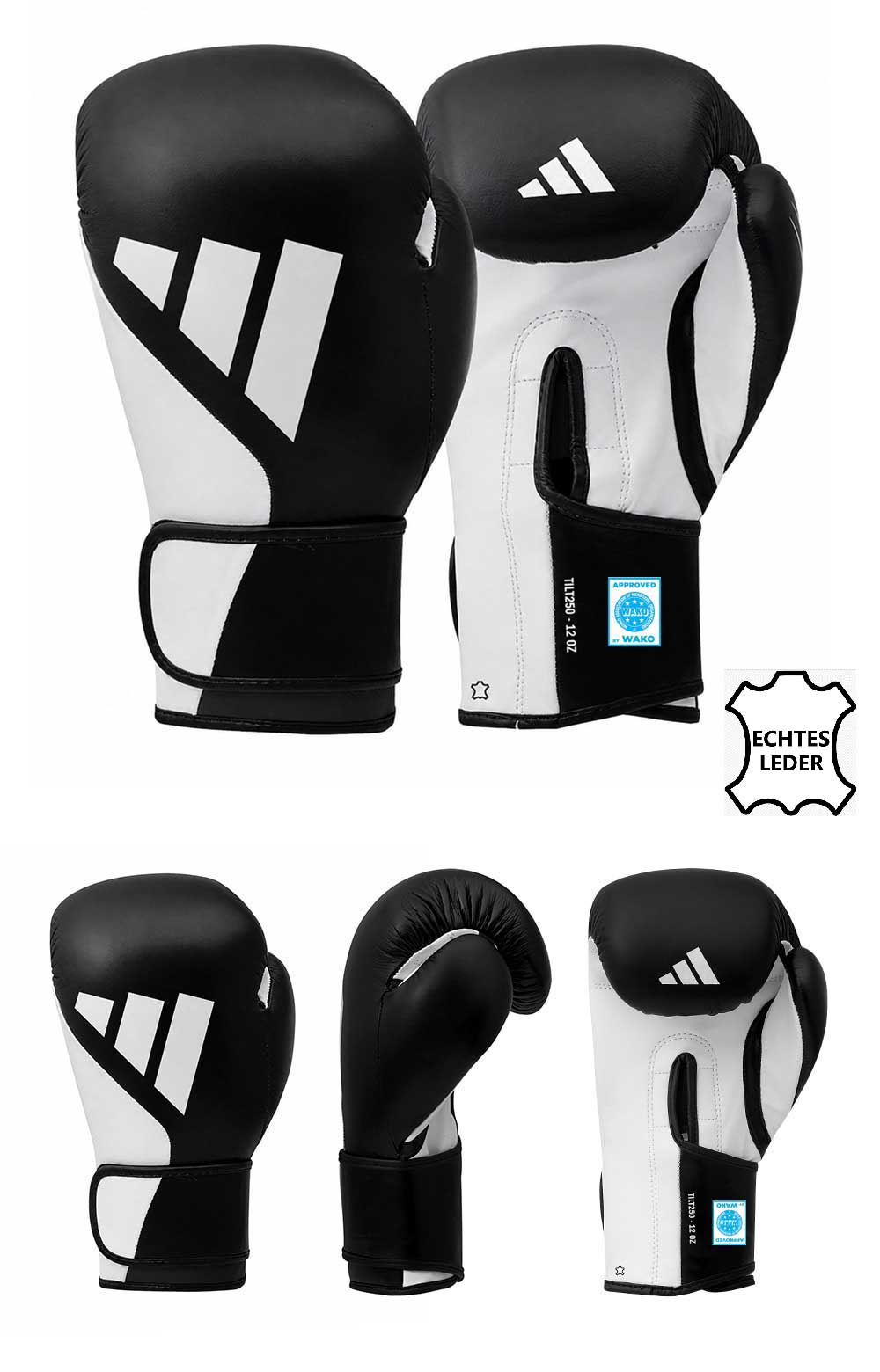 Adidas SPEED TILT 250 Black, Approved by WAKO